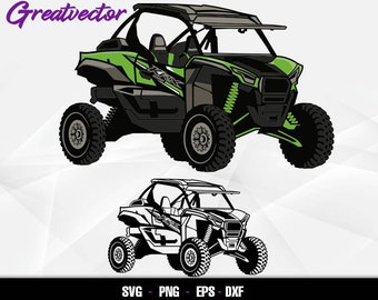 Teryx krx 1000 l EPS-SVG-PNG-Dxf l grafika wektorowa
