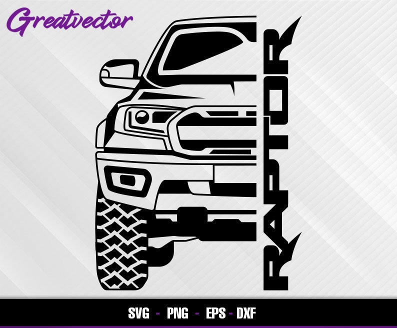 Ranger Raptor Pickup L EPS - SVG - PNG - Dxf L Vector Art - Etsy