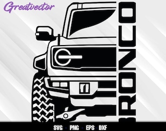 F Bronco Raptor EPS - SVG - PNG - Dxf Vector File