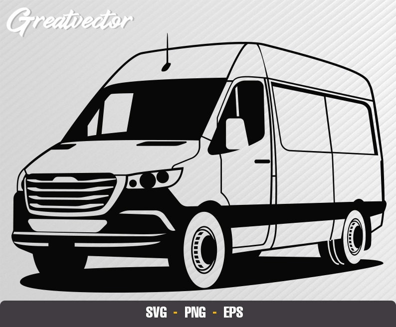Freightliner Sprinter SVG EPS PNG vector file | Etsy