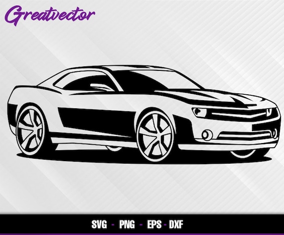 2006 Chevy Camaro L EPS SVG PNG Dxf L Vector Art | Etsy