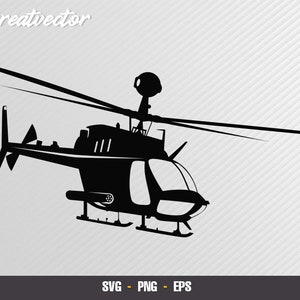 Us Army 82nd Airborne Oh-58d Kiowa Warrior - EPS - SVG - PNG - Vector File