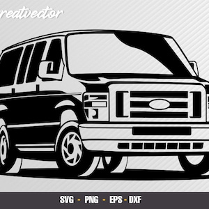 F econline 150 van l EPS - SVG - PNG - Dxf l Vector Art