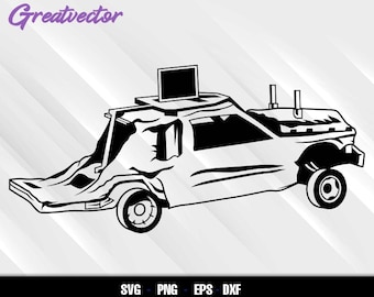 Mid size derby Car svg | dirty money race car PNG DXF EPS | cricut silhouette cut File