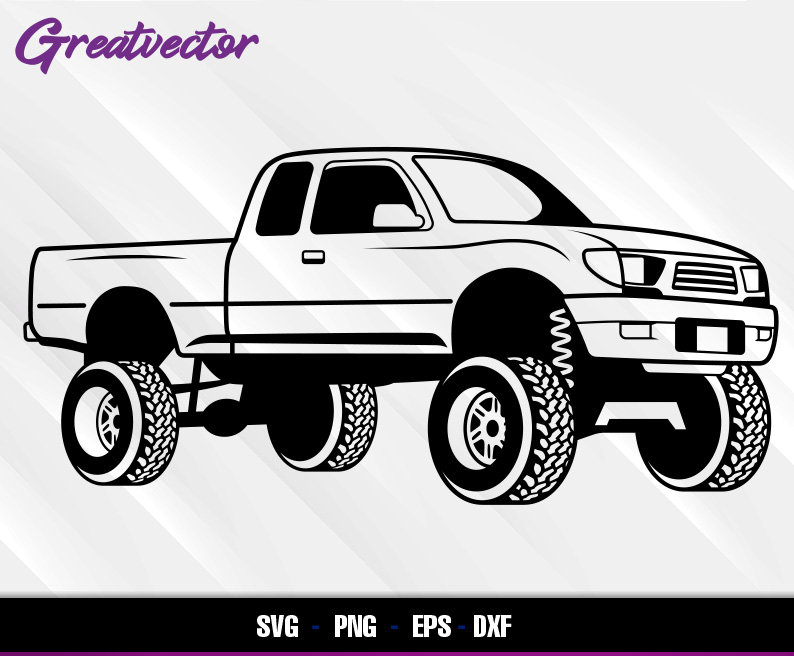 1995 Lifted Taco L EPS - SVG - PNG - Dxf L Vector Art - Etsy