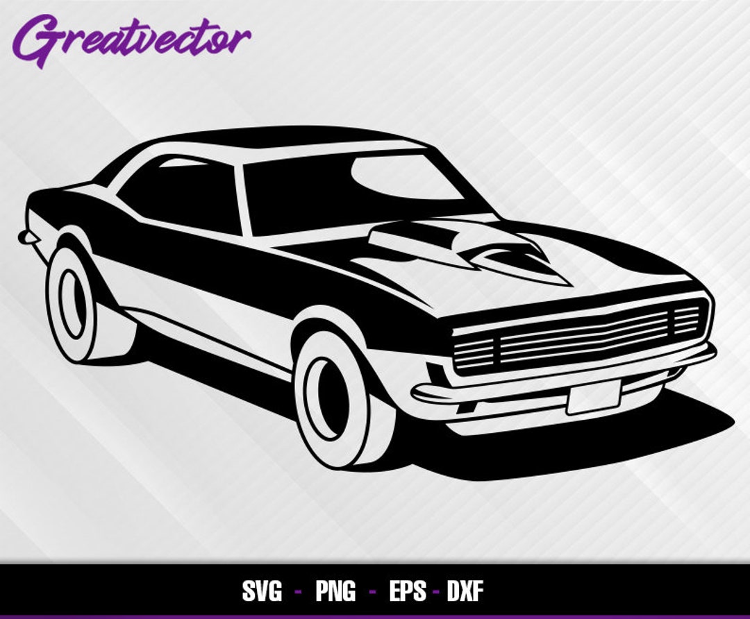 1968 Camaro Ss L EPS SVG PNG Dxf L Vector Art - Etsy