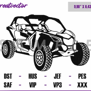 Atv Trader 2021 Maverick X3 Ds Turbo Octane l DST - PES - EXP l Embroidery Art