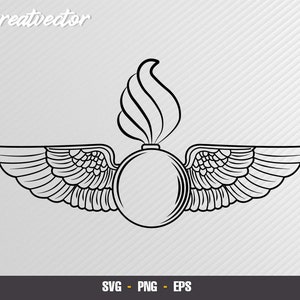 Aviation Ordnance Insignia - EPS - SVG - PNG - Vector File