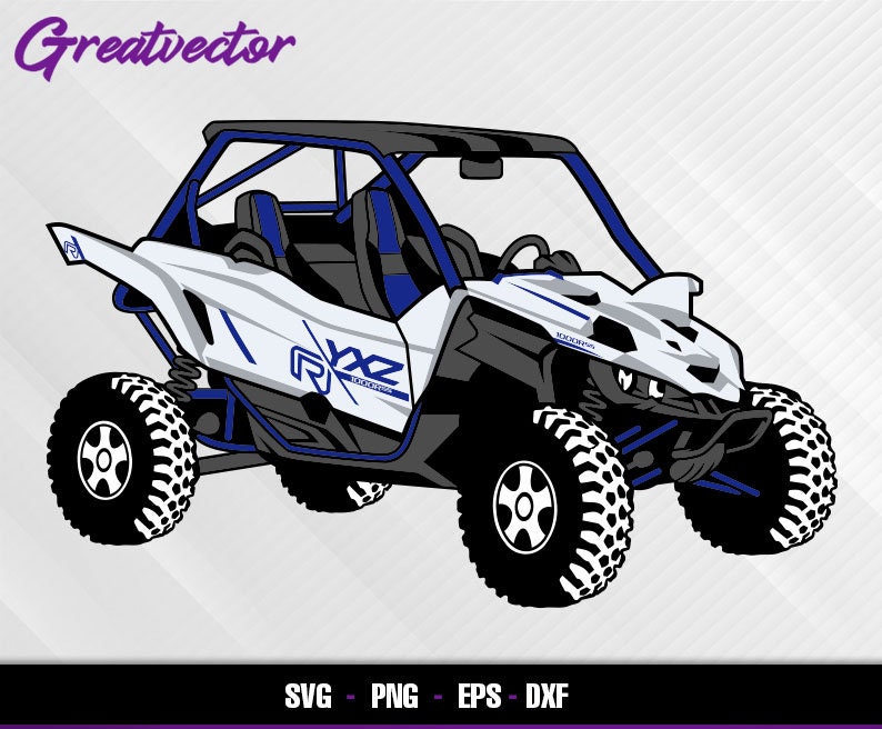 YXZ1000R Ss Se Pure Sport Side by Side L EPS - SVG - PNG - Dxf L
