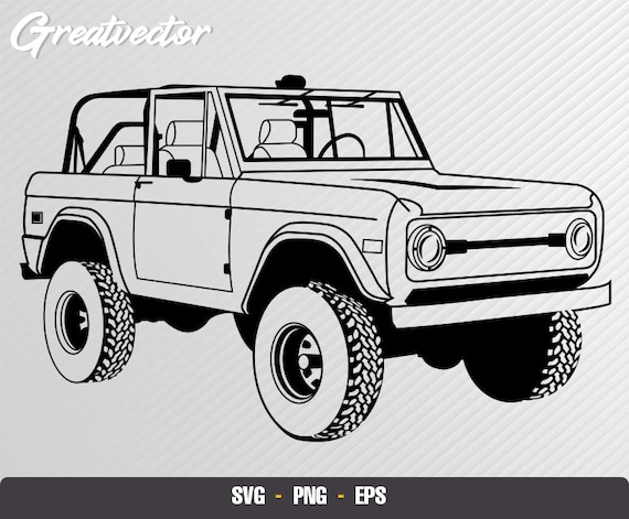 Tasse Blanche Illustrée Ford Bronco '66 - Céramique