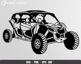 2020 Maverick x3 turbo 120 hp l EPS - SVG - PNG - Dxf l Vector Art