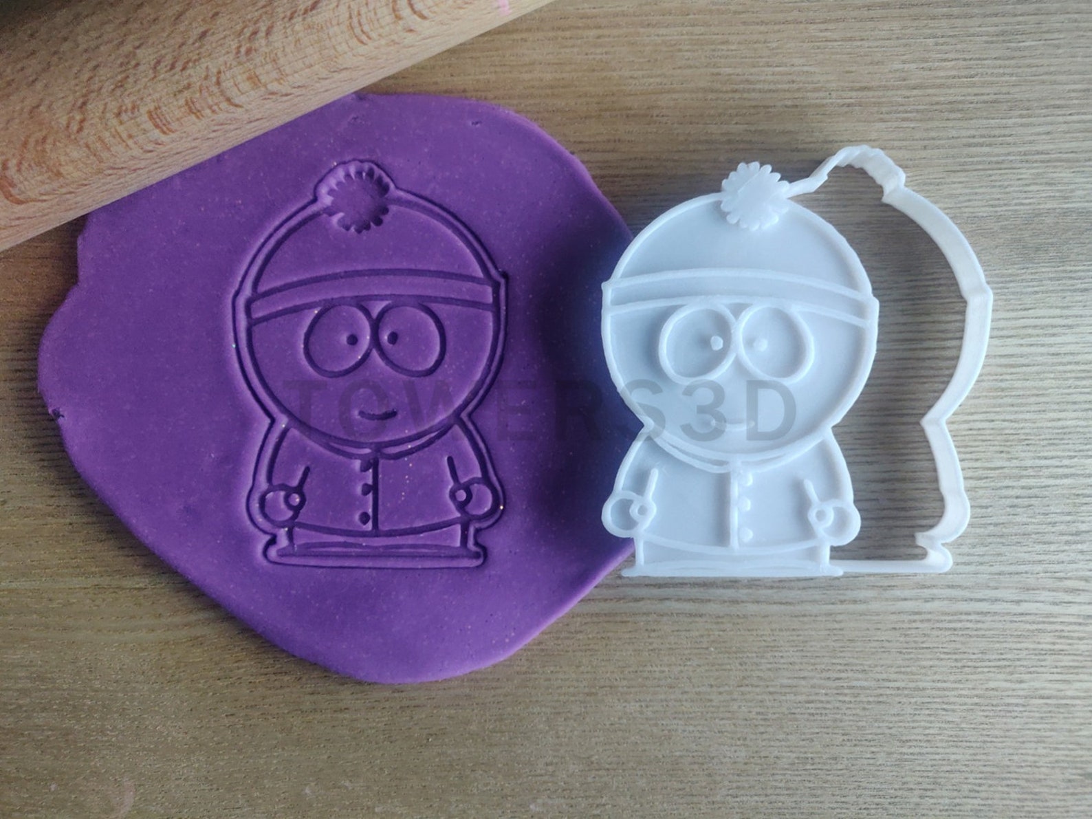 South Park Cookie Cookie Cutter and Stamp Fondant Cutter Etsy