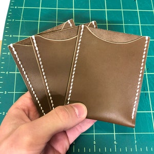 Porta-cartões feito à mão
