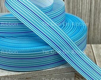 PATIKIL Nastro Gros-Grain 10 Iarde Blu Marino E Bianco - Nastro Doppia Faccia In Poliestere 2,5 Cm Per Pacchi Regalo E Decorazioni Fai Da Te