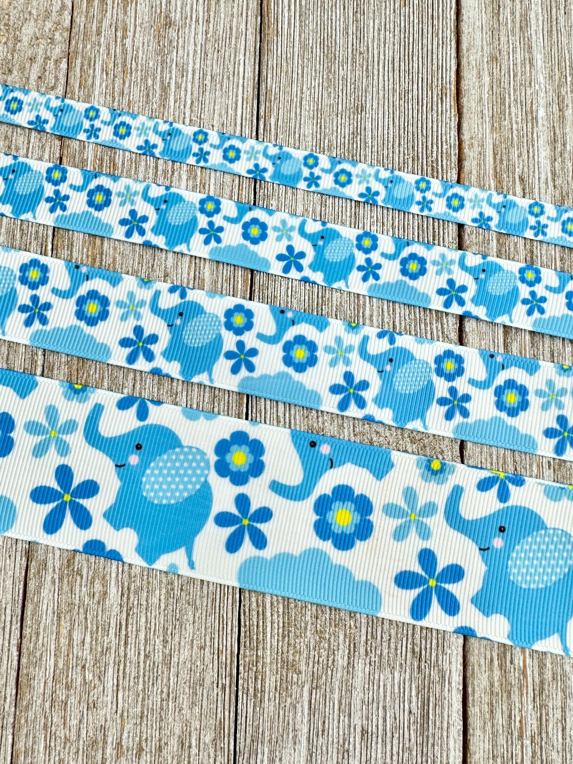 7 Rollen Ripsband Mit Bienen-Druck – Gemischte Farben, 32 M, Drahtrand – Perfekt Zum Verpacken & Dekorieren