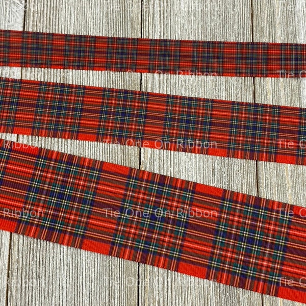 Acottish Ribbon Plaid Ribbon - Etsy