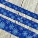 Denim Blue Winter Snowflakes Printed Grosgrain Ribbon - 5/8 - 7/8 - 1 ...