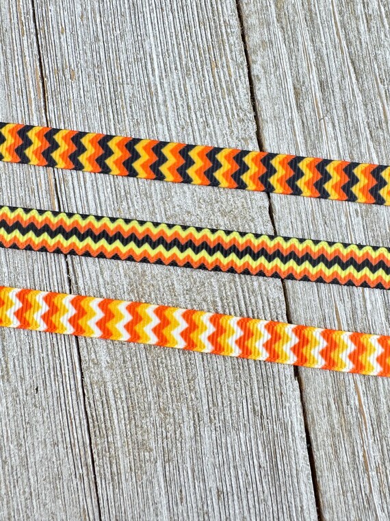 Skull Print Grosgrain Ribbon - 5/8 Inch Halloween Craft Ribbon In Multiple Colors