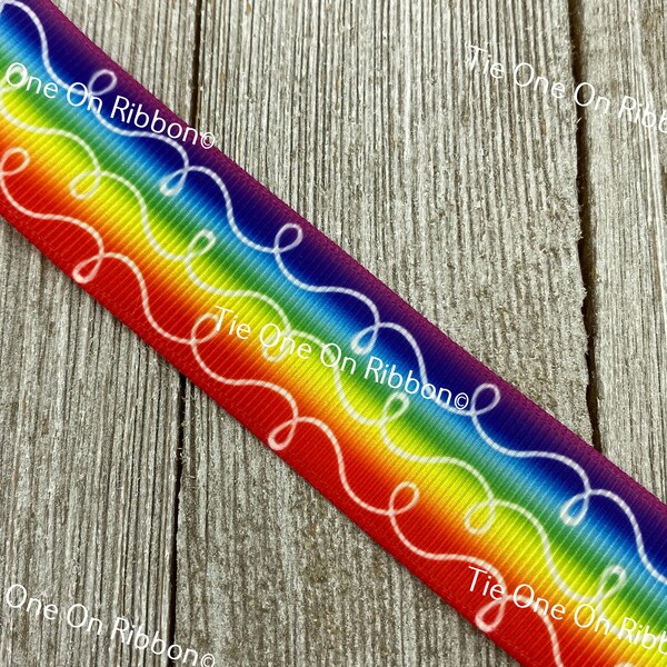 Rainbow Ribbon - Etsy