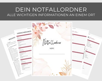 Emergency Order Template PDF Pension Design Pink Bouquet