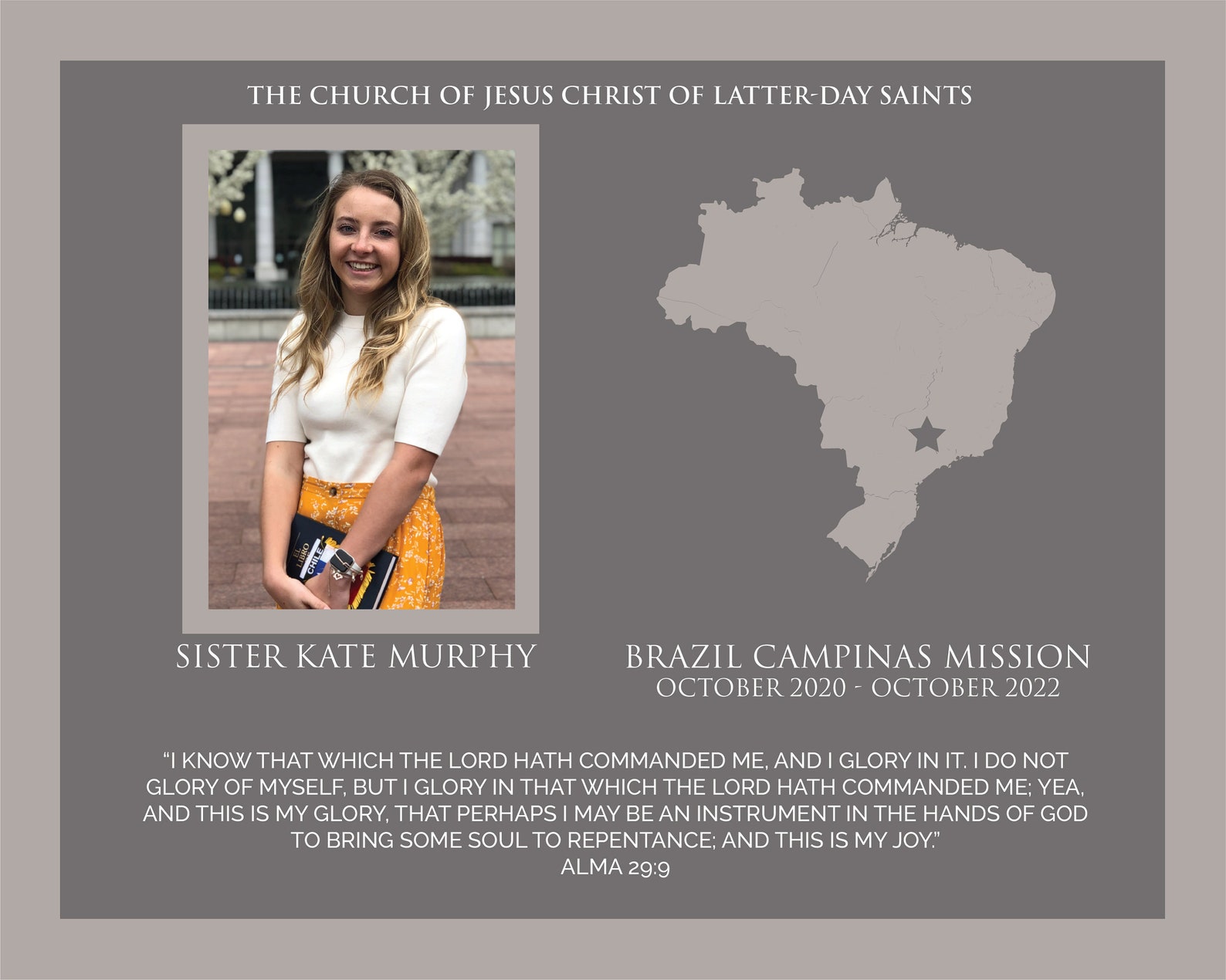 LDS Missionary Sign Printable Missionary Plaque 8x10 Digital | Etsy