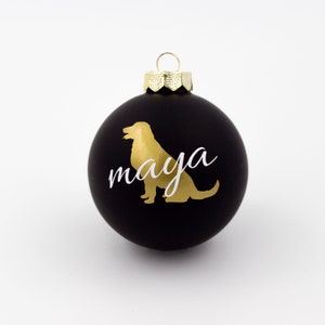 Christmas ball with name I dog I personalized I Christmas gift idea for dog lovers I different breeds