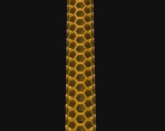 Archivo en blanco de bolígrafo con forma de panal imprimible en 3D