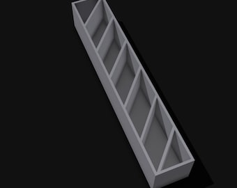 Bolígrafo de rayas de bastón de caramelo grande en blanco para bolígrafo de impresión 3D de resina archivo .stl en blanco