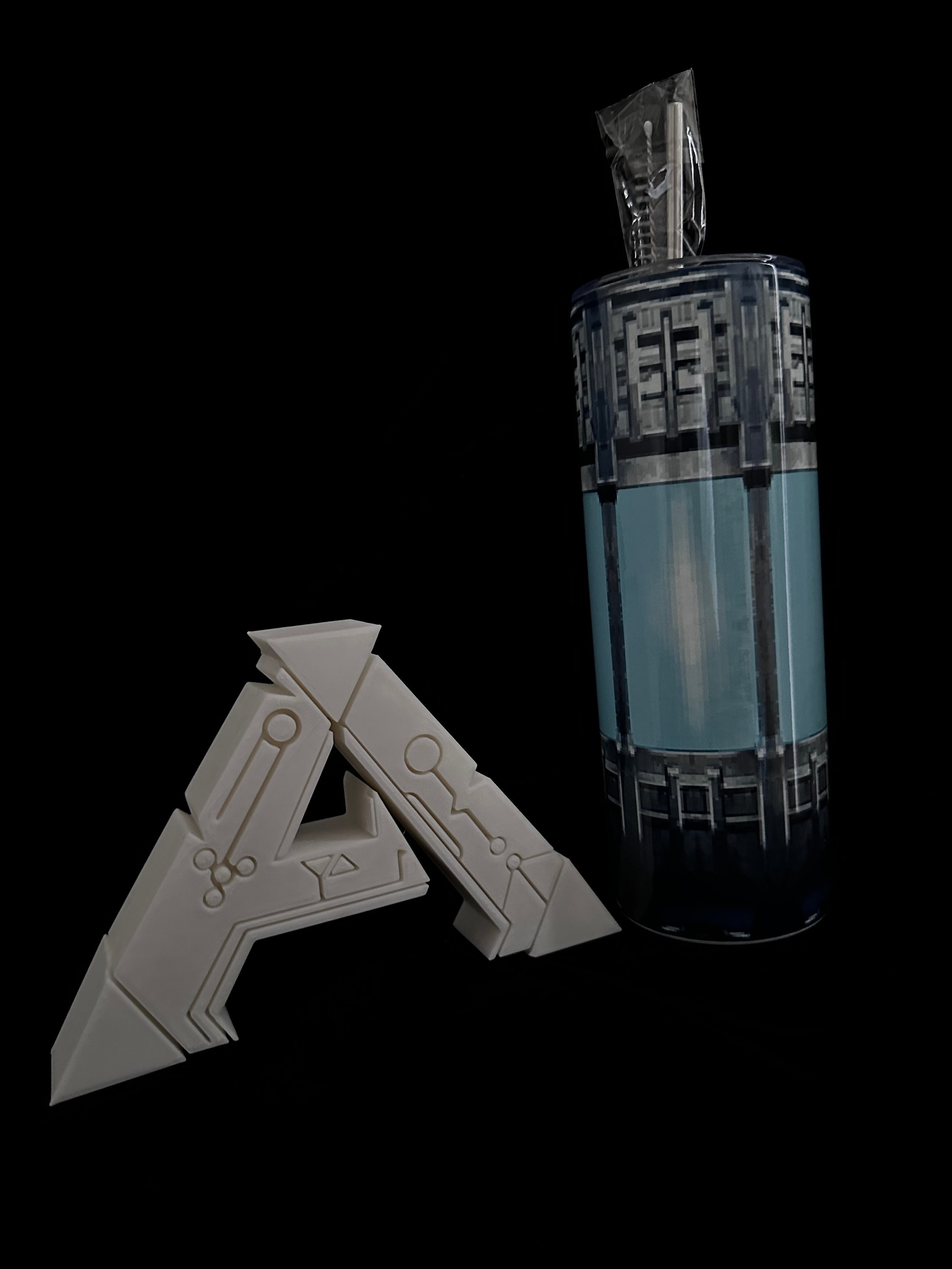 Ark Survival Evolved Inspired 20oz Straight Tumbler tek Canteen Etsy