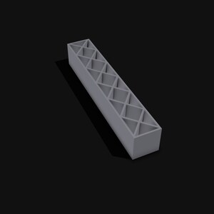 Criss Cross Pen Blank For Resin 3D Print Pen Blank .stl File