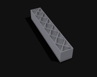 Criss Cross Pen Blank para resina 3D Print Pen Blank .stl File