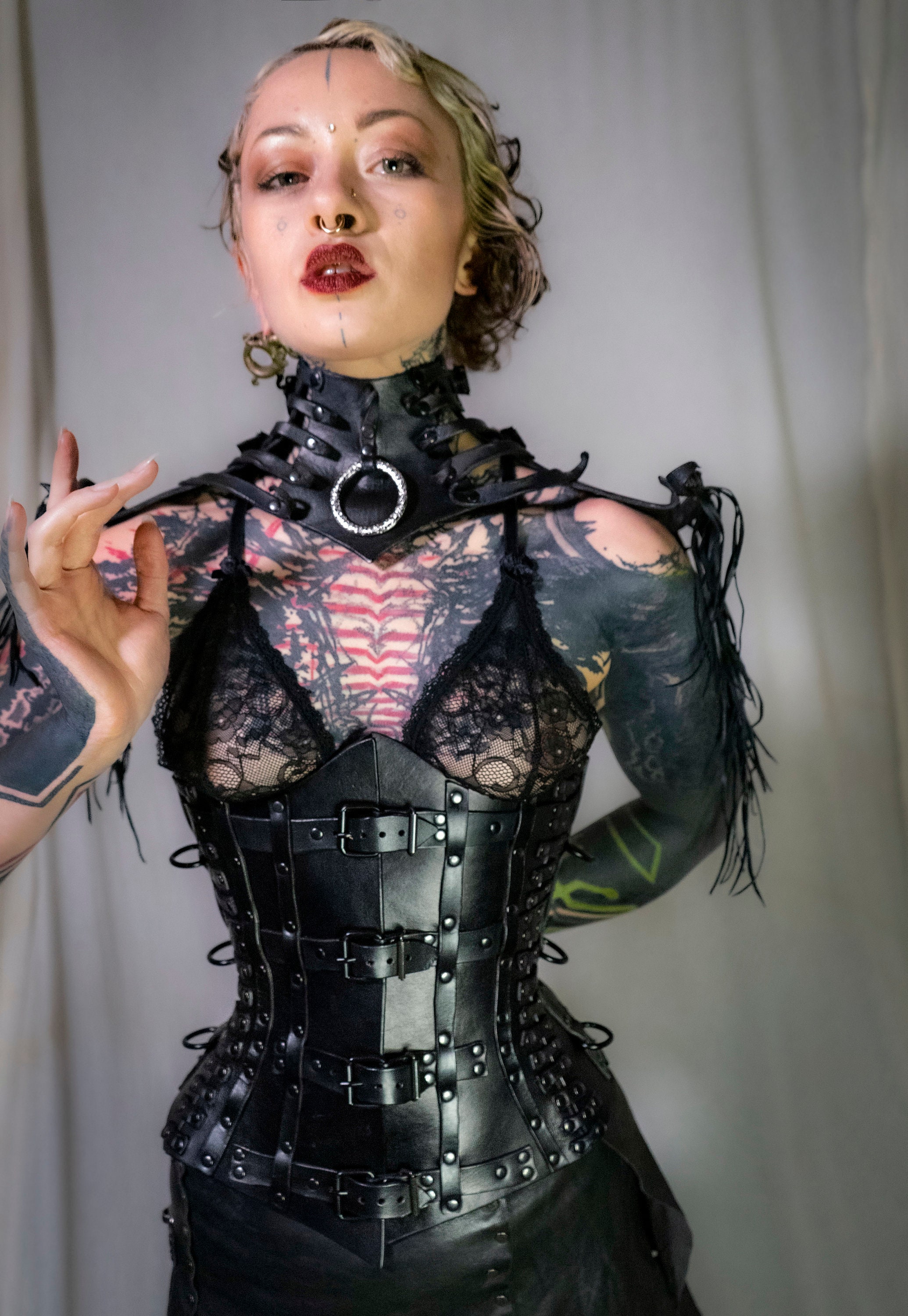 Bondage Underbust sculpted Corset - Etsy