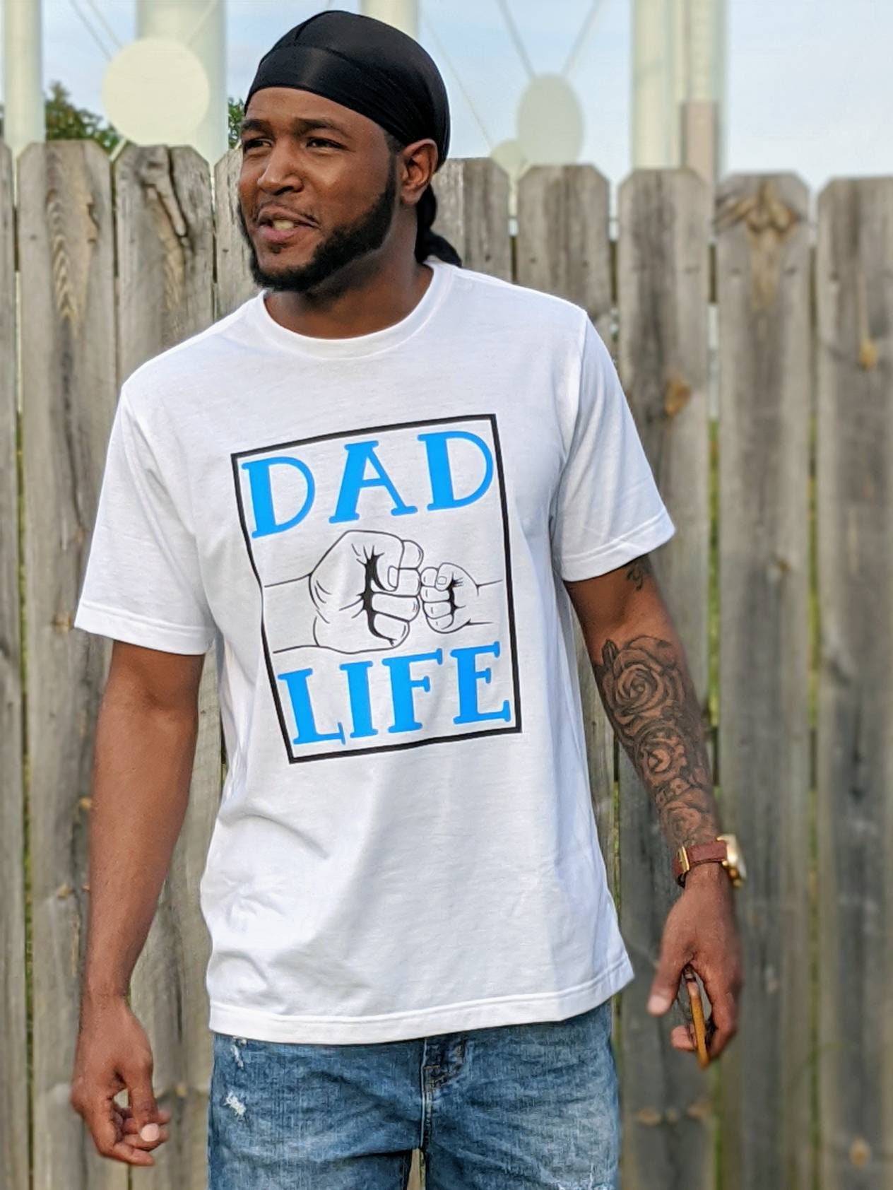 Dad Life T-shirt Father Grandfather 