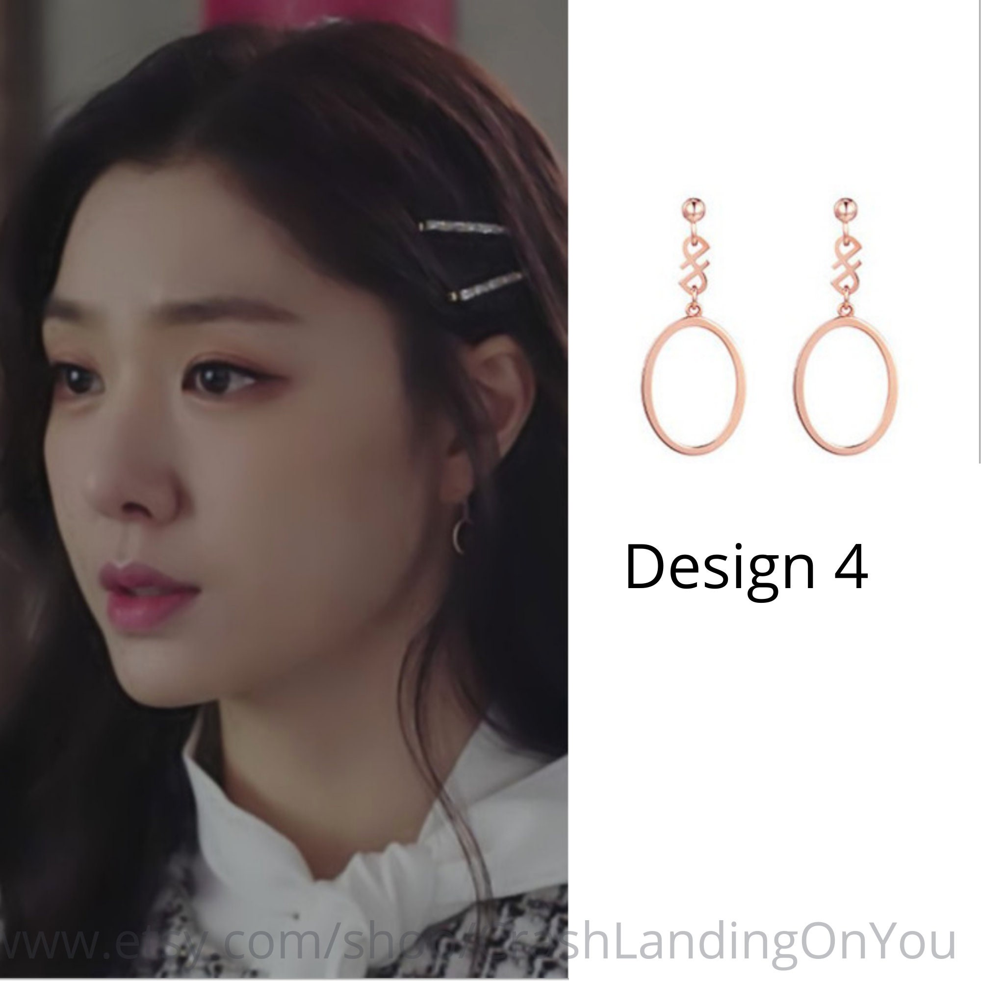 Crash Landing on You Earrings as Seen on Seo Dan Seo Ji-hye | Etsy