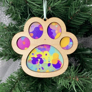 Rainbow Bridge Pet Memorial Loss - Christmas Ornament - Gift for Pet Lover -
