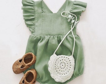 linen baby girl clothes