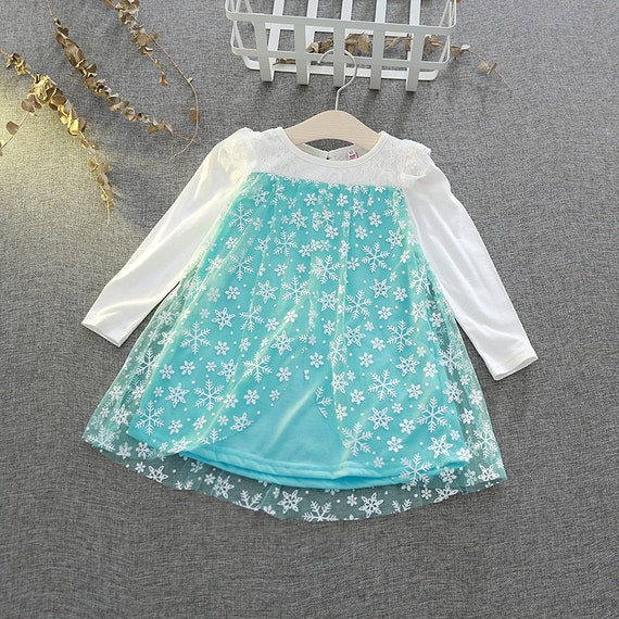 snowflake dress baby girl