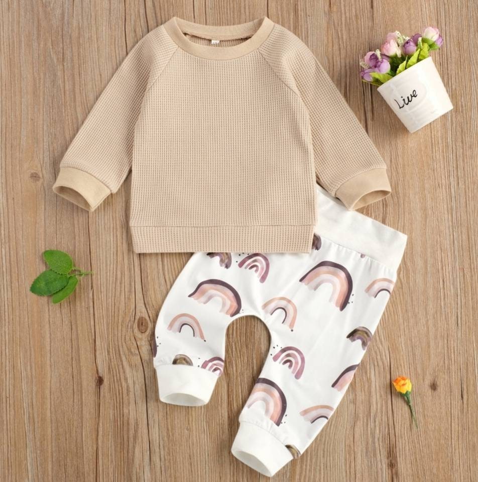 Baby rainbow outfit unisex baby clothes rainbow baby Etsy