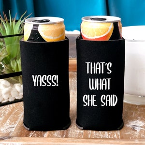Engagement Gift for Couple | Slim Can Coolers | Slim Can Cooler | Mr. Mrs. Gift | Personalized Slim Can | Bridal | Wedding Favor
