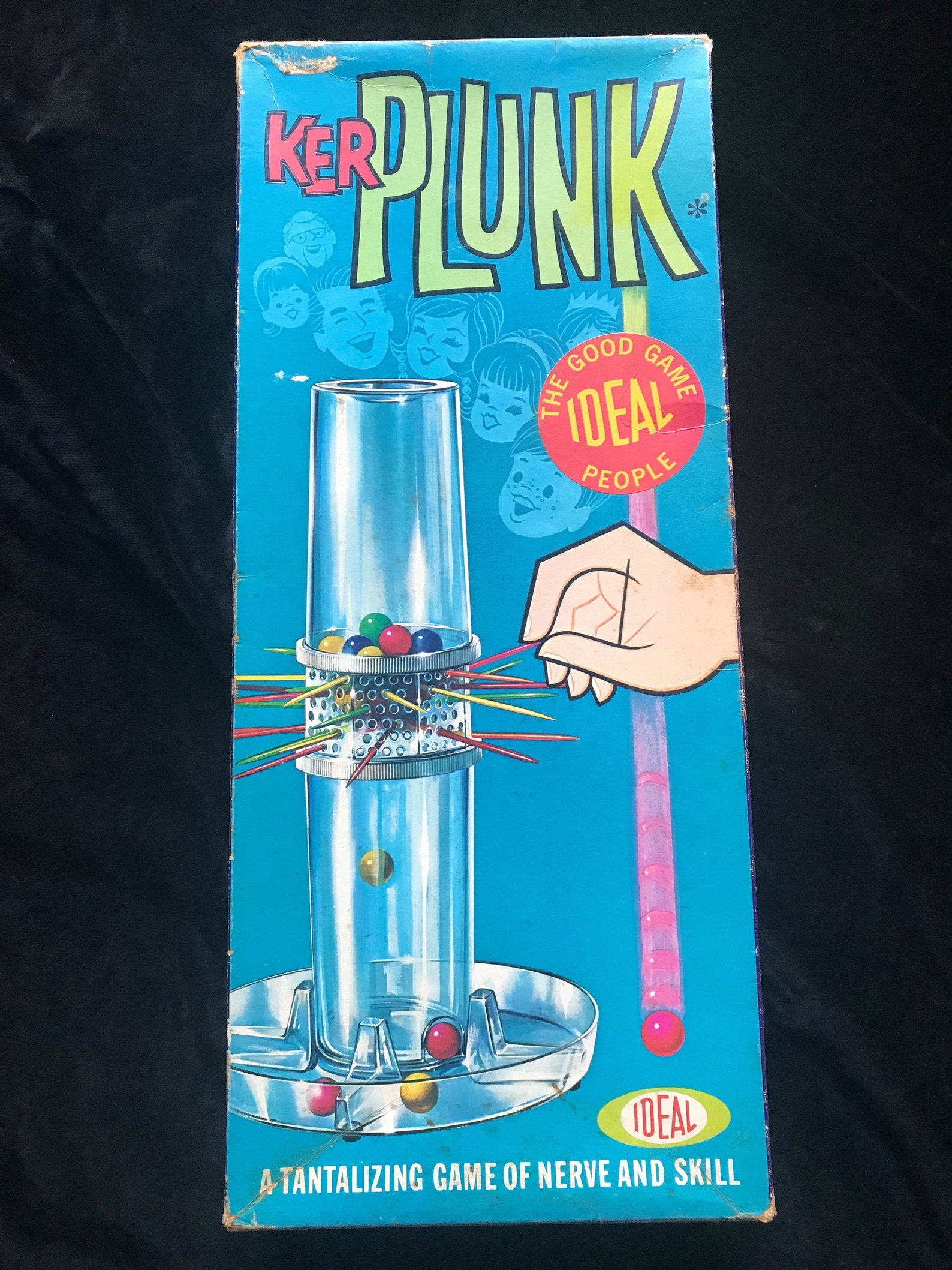 1967 Vintage Game Kerplunk by Ideal Toys Compete and Original Etsy