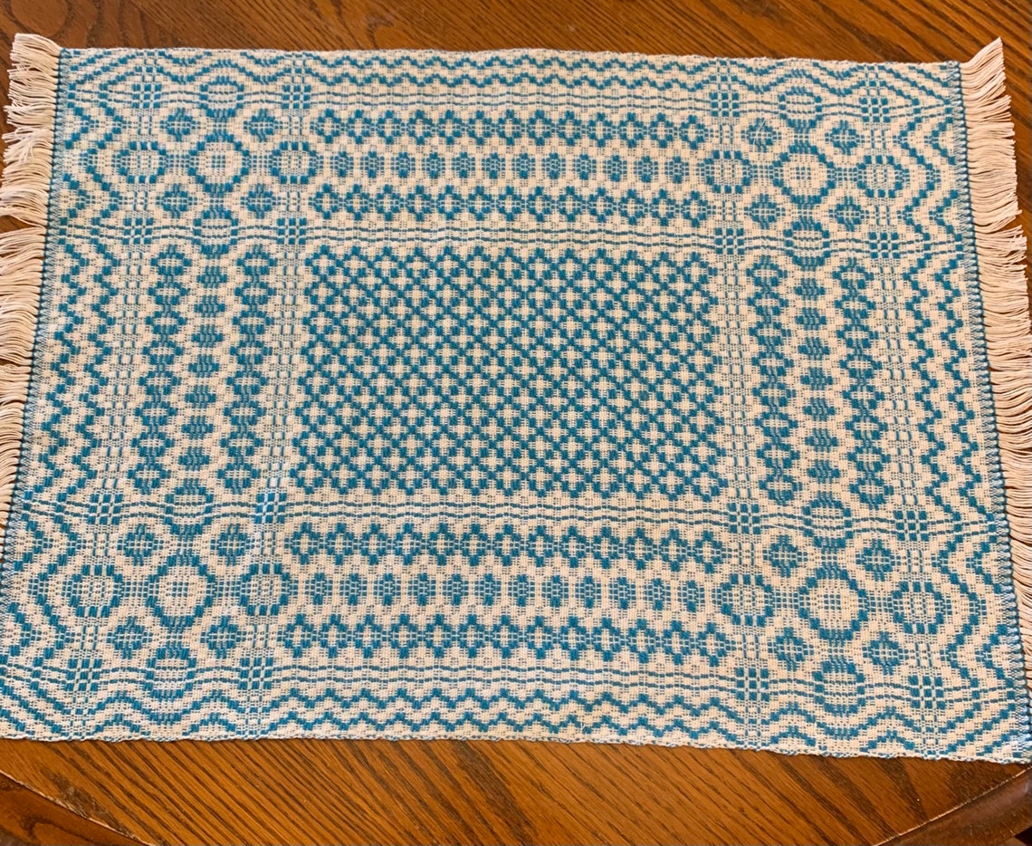 Handwoven placemats sets of four Norse Kitchen Style Etsy