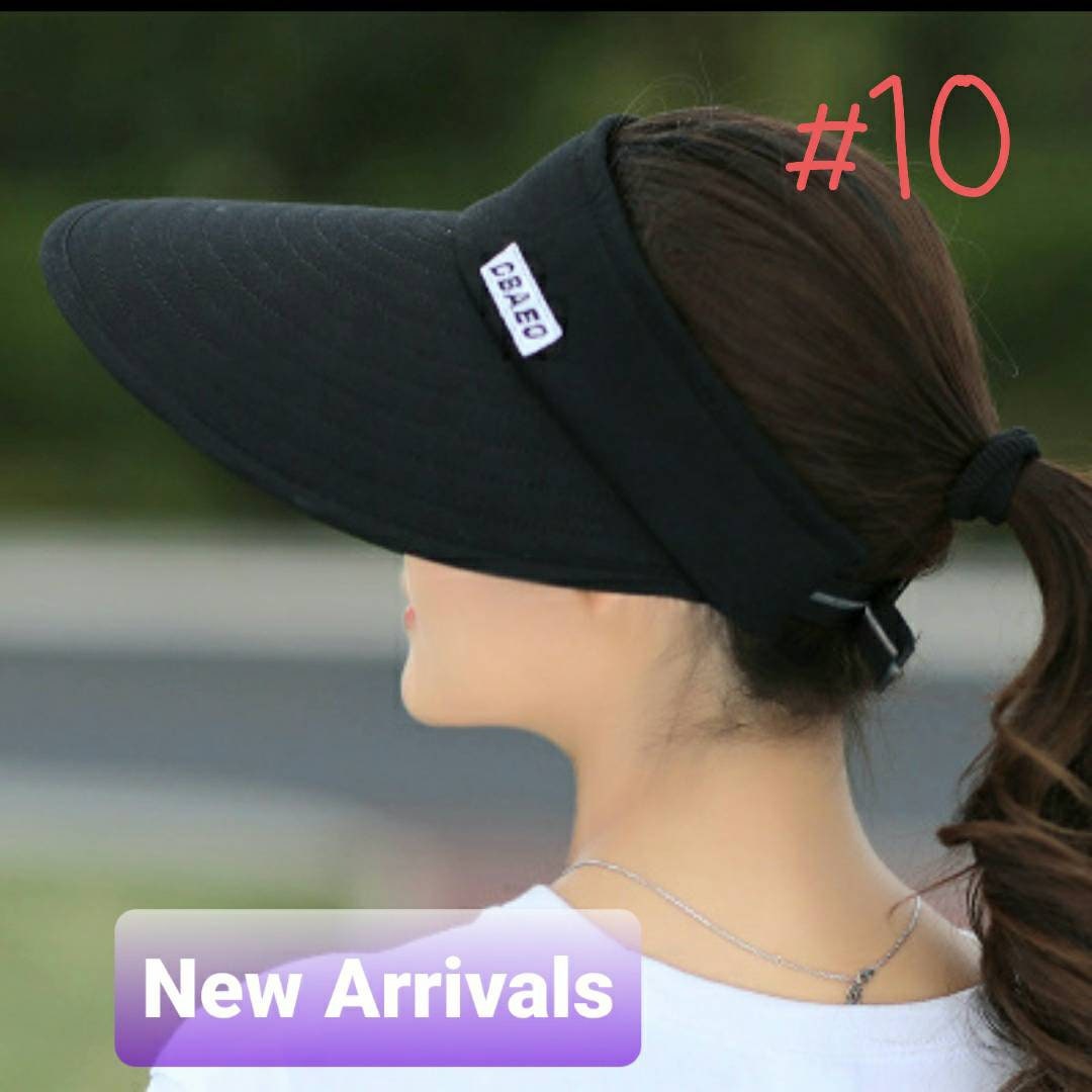帽子 SEE SEE SUN CAP YOLAI Women Sun Visor Hats Summer Beach Cotton Hat Wide Brim