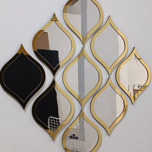 Water Drop Decorative Mirrors Teardrop Wall Mirror Living Etsy