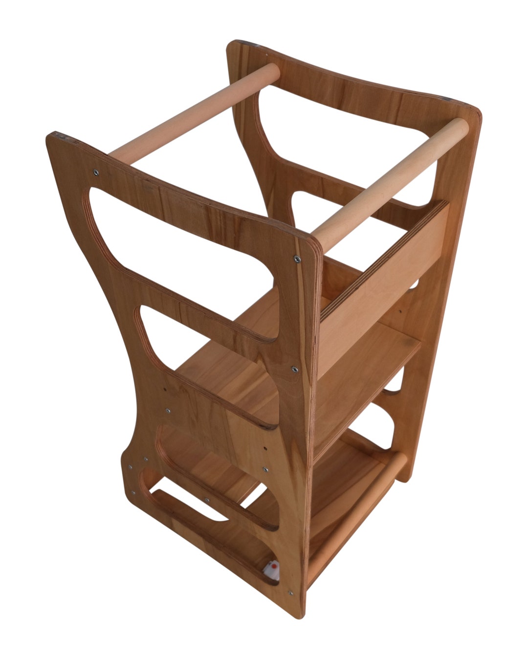 Learning Tower and High Chair Combo Natural Wood - Etsy