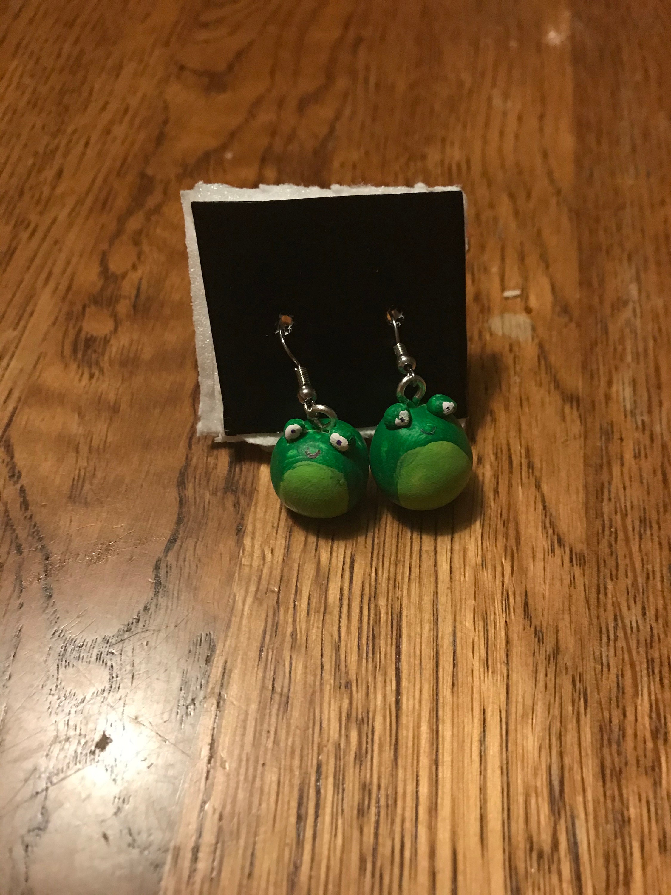 Frog Earrings Etsy