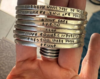 Mantra Silver Cuffs