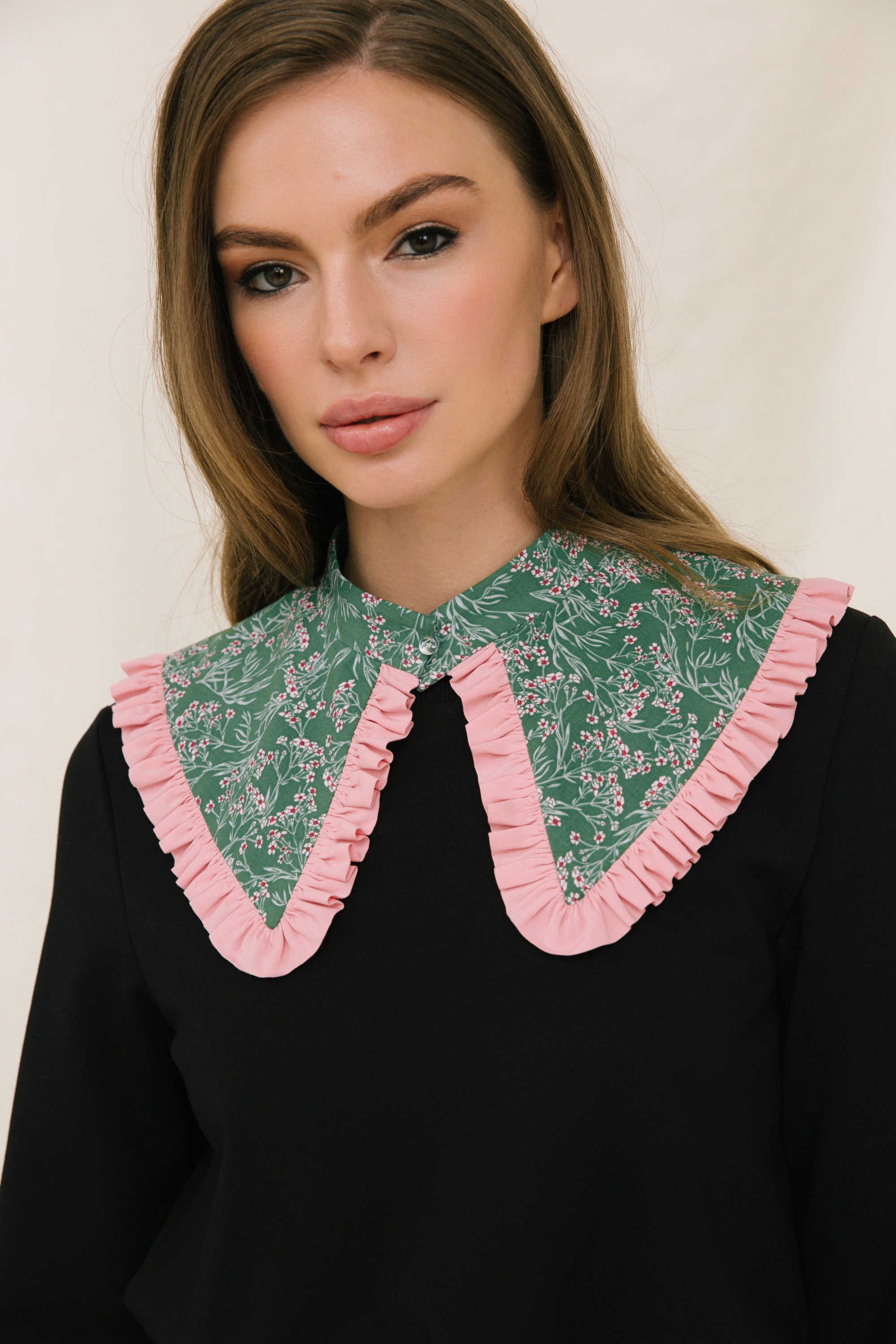 Detachable collar PDF sewing pattern for women 10 sizes free Etsy
