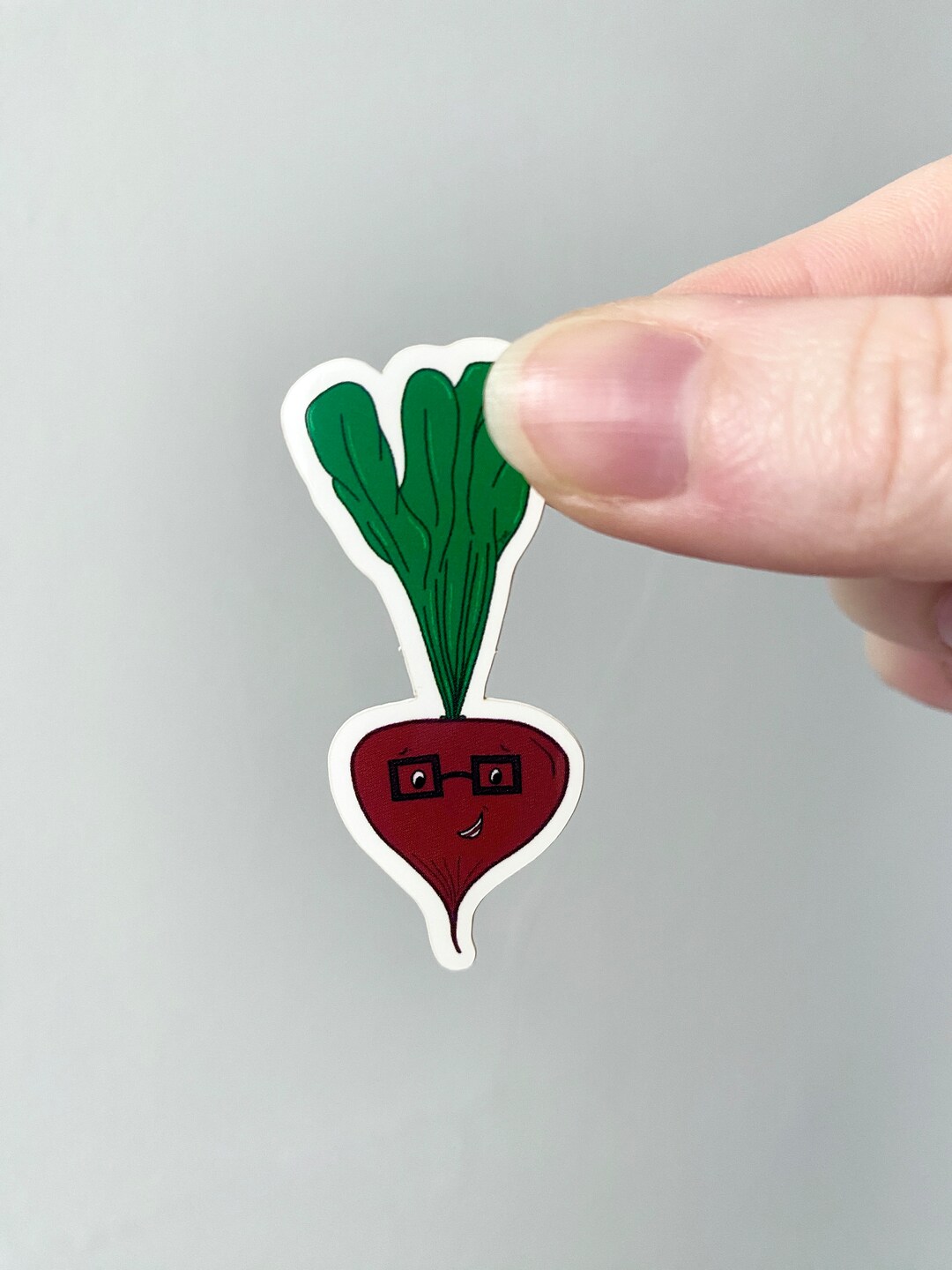 Rad-ish Sticker Punny Radish Sticker Vinyl Art Sticker Decal - Etsy