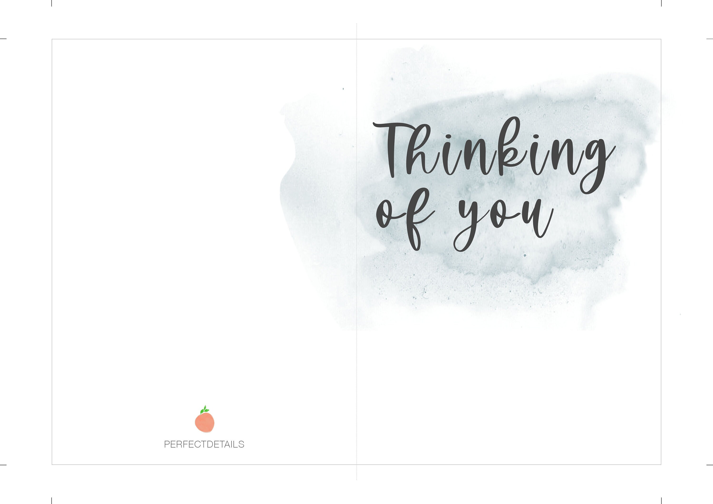 Thinking of You Card Digital Download Print - Etsy
