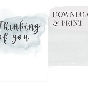 Thinking of you Card Digital Download Print